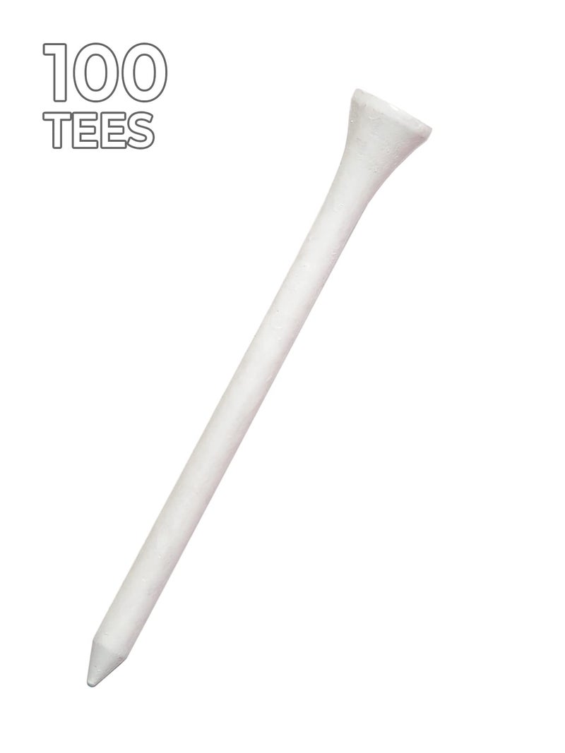 Pride Golf Tee, 2-3/4 inch Deluxe Tee , White - Image 2